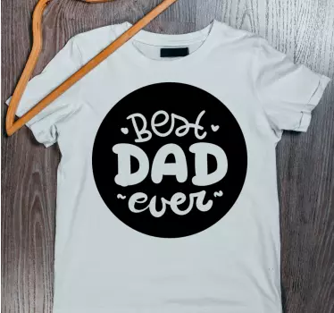 O melhor pai de todos os tempos em camisas bolha de pai e filho c - TenStickers