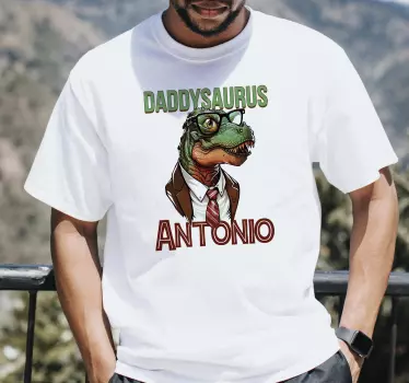 T-shirt para o pai - papa saurus - TenStickers