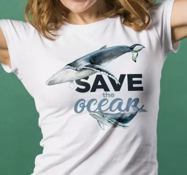 Salve o oceano - TenStickers