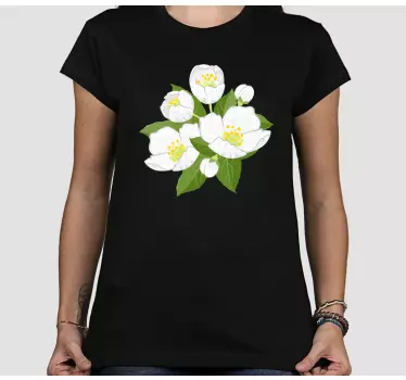 T-shirt arranjo floral elegante - TenStickers