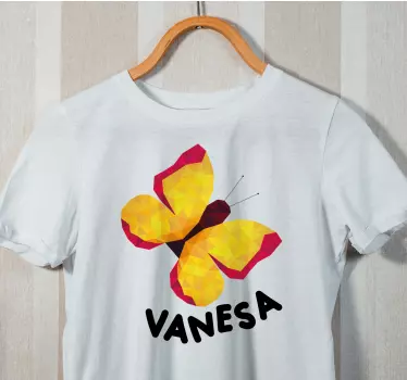 T-shirt bebé com arte de borboleta vibrante - TenStickers