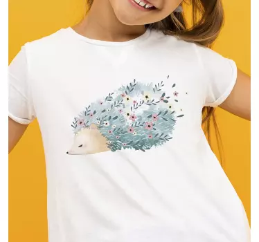 T-shirt bebé com ilustração de ouriço-cacheiro fofa - TenStickers