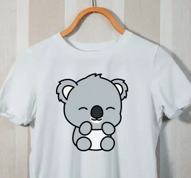 T-shirt bebé personagem de coala fofo - TenStickers