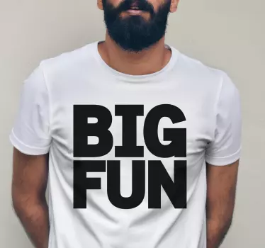 T-shirt declaração muito divertida - TenStickers