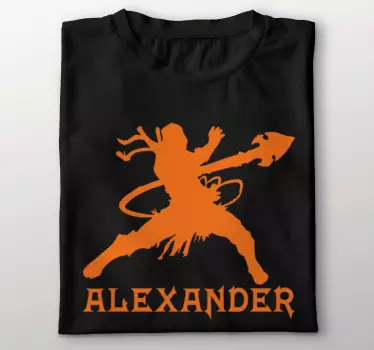 T-shirt guerreiro com nome - TenStickers