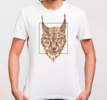 t-shirt cara de lince ibérico - TenStickers