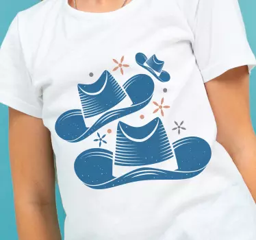 T-shirt chapéu de cowboy - TenStickers