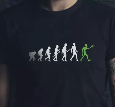 T-shirt conceito evolução zumbi - TenStickers