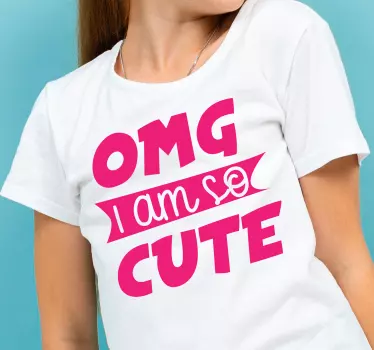 T-shirt crianças eu sou tão fofo - TenStickers