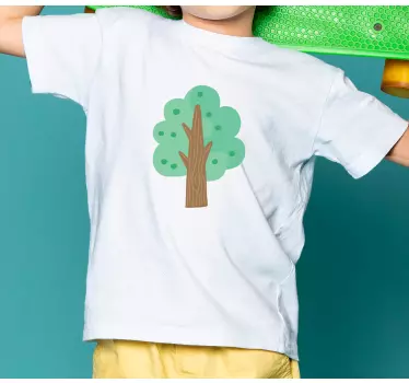 T-shirt crianças estampa Árvore verde - TenStickers