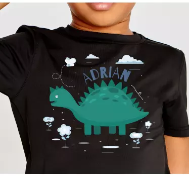 T-shirt crianças tema dino aventureiro - TenStickers