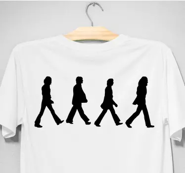 T-shirt da caminhada na estrada da abadia - TenStickers