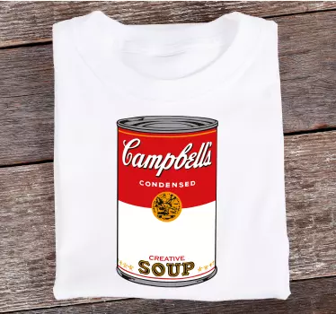 T-shirt da sopa campbell - TenStickers