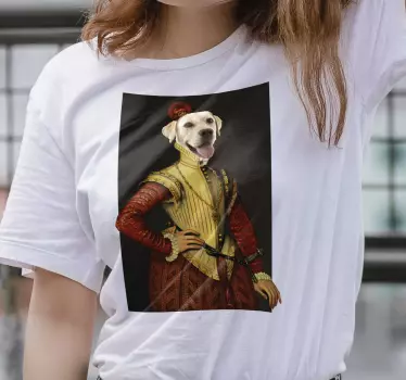 t-shirt de cão aristocrata - TenStickers