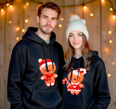 T-shirt de casais casal de gengibre apaixonado - TenStickers