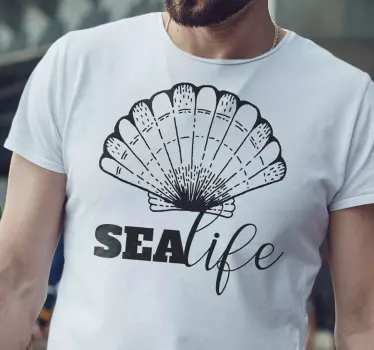 T-shirt de casais estilo de vida concha - TenStickers