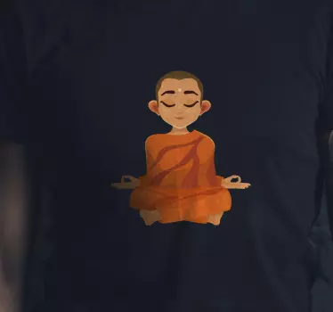 t-shirt de meditação - TenStickers