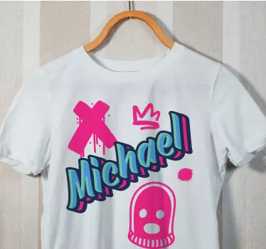 T-shirt declaração de nome marcante - TenStickers