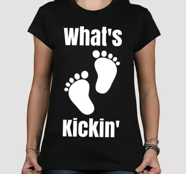 T-shirt diversão de pegadas para bebês - TenStickers