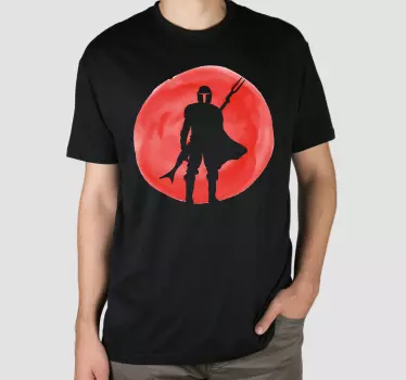 T-shirt do samurai mandaloriano - TenStickers