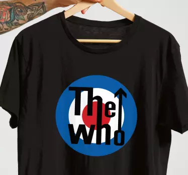 T-shirt estilo clássico inspirado em bandas - TenStickers