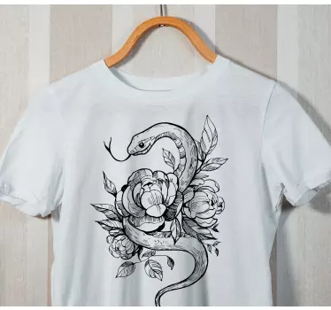 T-shirt fusão flor de cobra - TenStickers