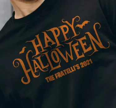 T-shirt halloween camiseta de celebração do halloween - TenStickers