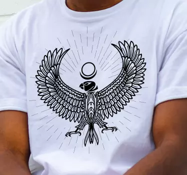 T-shirt ilustração de pássaro majestoso - TenStickers