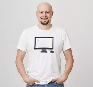 T-shirt laptop code - TenStickers