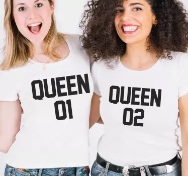 T-shirt mães e filhas camisetas brilhantes iguais - TenStickers