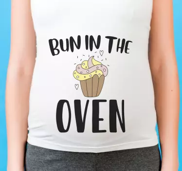 T-shirt mães e filhas com um pão no forno - TenStickers