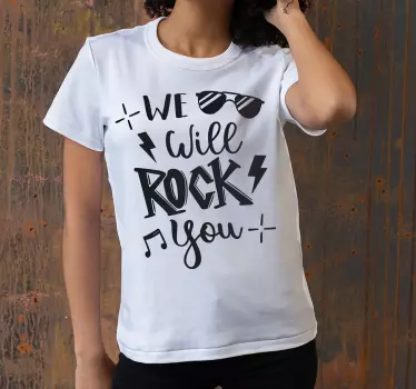 T-shirt manifesto do rock - TenStickers
