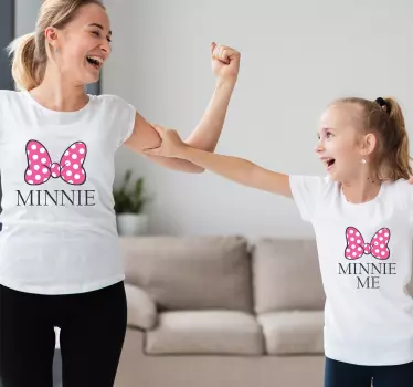 t-shirt minnie e minnie me t-shirt mãe e filha - TenStickers