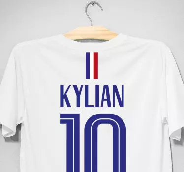T-shirt número da camisa kylian - TenStickers