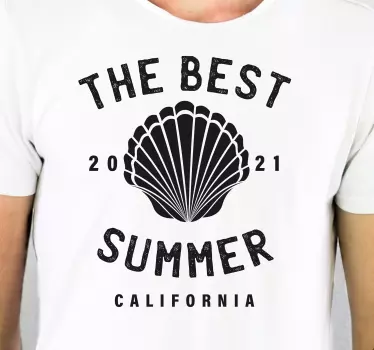 T-shirt o melhor do verão - TenStickers