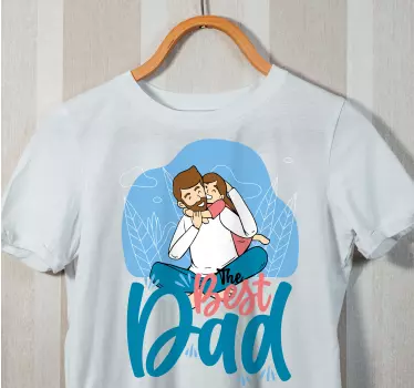 T-shirt pais e filhos celebração do melhor pai - TenStickers