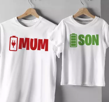 T-shirt pais e filhos mãe e filho - TenStickers