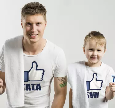 T-shirt pais e filhos pai e filho igual - TenStickers