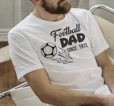 T-shirt para o pai futebolista - TenStickers