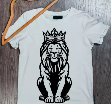T-shirt rei leão majestoso - TenStickers