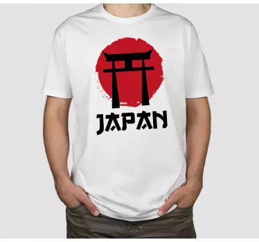 T-shirt símbolo torii do japão - TenStickers