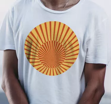 t-shirt sunshine dos anos 70 - TenStickers