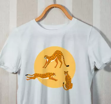 T-shirt trio brincalhão de chitas - TenStickers