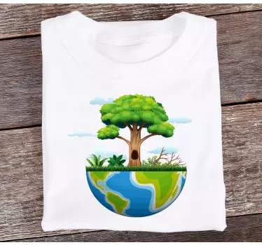 T-shirtdas crianças do planeta terra dos desenhos animados - TenStickers
