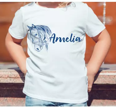 T-shirtinfantil personalizada cavalo - TenStickers
