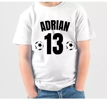 T-shirtinfantil personalizada de futebol - TenStickers