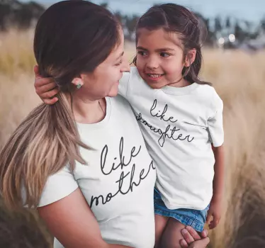 T-shirt para mães e filhas Tal Mãe, Tal Filha - TenStickers
