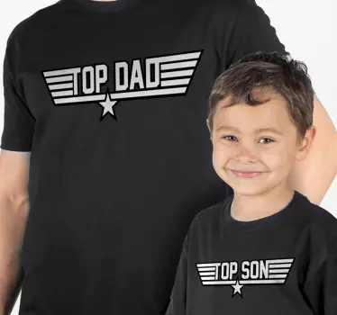 Top pai e filho pai e filho t-shirtscombinando - TenStickers