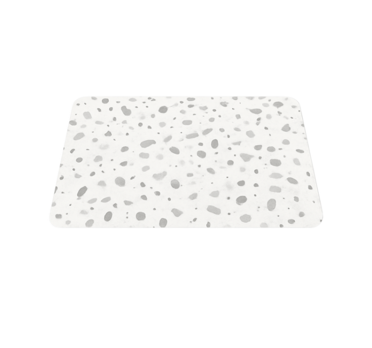 Tapete de vinil mármore efeito terrazzo cinza - TenStickers