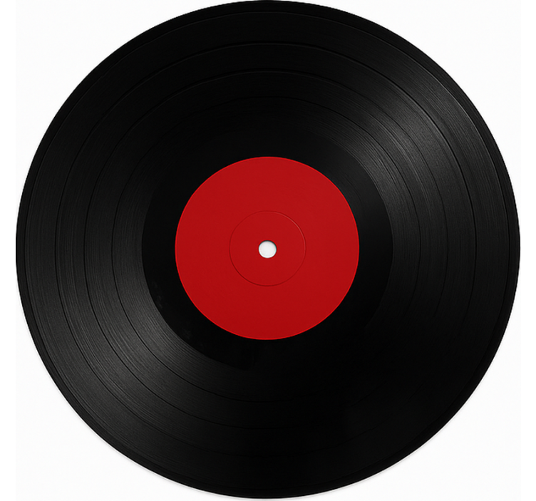 Tapete vinílico para sala de jantar disco de vinil gigante - TenStickers